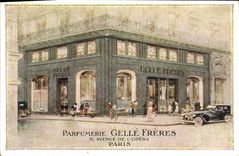 VINTAGE POSTCARD Perfumery Cold Brothers Which occurred of the Paris Opera