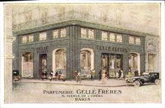 CPA Parfumerie Gelle Freres Avenue de l'Opera Paris 