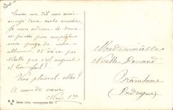 VINTAGE POSTCARD Surrealism fashionable