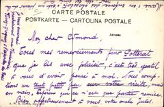 VINTAGE POSTCARD Surrealism Woman Alpinism the Moon Die jungfrau