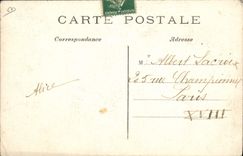 CPA Surrealisme Fin du monde le 19 mai 1910 La derniere partie de Piquet Avion