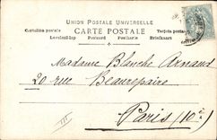 VINTAGE POSTCARD Surrealism Woman Butterfly Wings of love