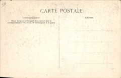 CPA Surrealisme Fin du monde le 19 mai 1910 Expedition a la lune Zeppelin Dirigeable