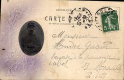 CPA Fantaisie Photographie Homme 