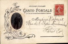 CPA Fantaisie Photographie Homme