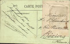 CPA Fantaisie Photographie Homme La vie de Bernadette La premiere apparition 11 fevrier 1858