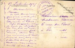 VINTAGE POSTCARD Boat of Boulogne sin on Sea boats of sin to the Gambetta quay