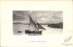 CPA Bateau de peche Toulon Retour de peche 