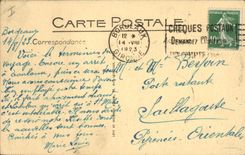 CPA Bateau de peche Bordeaux Voiliers en rade