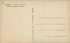 VINTAGE POSTCARD Bateaus of sin has Verrieres Martigues