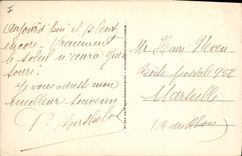 VINTAGE POSTCARD Boat of sin Crotoy Arrived of the boats in the port