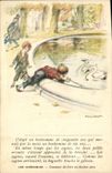 CPA Fantaisie Illustrateur Poulbot Victor Hugo Les Miserables Cygne
