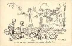 CPA Fantaisie Illustrateur Poulbot Enfants