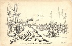 CPA Fantaisie Illustrateur Poulbot Enfants 