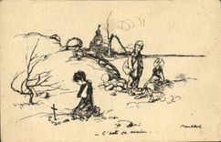 CPA Fantaisie Illustrateur Poulbot 