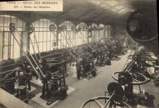 CPA Paris Hotel des Monnaies Atelier des medailles