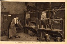 VINTAGE POSTCARD Paris Mint Annealing furnace