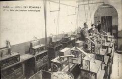 CPA Paris Hotel des Monnaies Salle des balances automatiques
