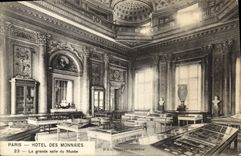 CPA Paris Hotel des Monnaies La grande salle du musee