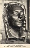 VINTAGE POSTCARD Paris Mint Museum Masks of Napoleon on his bed of death