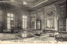 CPA Paris Hotel des Monnaies La grande salle du musee