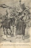 VINTAGE POSTCARD North Africa Fantasy Illustrator the large Riffian marabout preaching Djehad holy war
