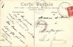 CPA Militaria Grandes manoeuvres du Centre1908 General sur le champ de bataille donnant ses instructions a Etat Major