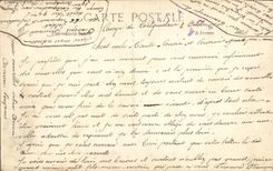 VINTAGE POSTCARD Militaria Camp of Coetquidan One moment of rest in the tents