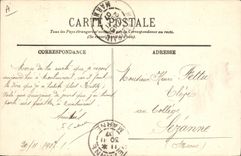 VINTAGE POSTCARD Militaria a canteen