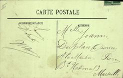 CPA Militaria Artillerie Mise en batterie 