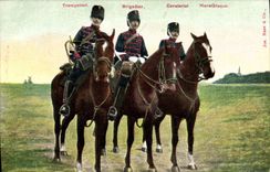 CPA Militaria Brigadier Cheval