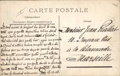 VINTAGE POSTCARD Militaria Fontainebleau Camp of Avon