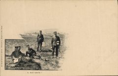 CPA Militaria Il fait chaud