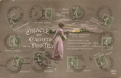 VINTAGE POSTCARD Oracle of the postmarks