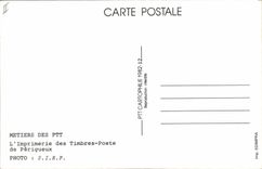 MODERN CARD Realization of the stamps Posts Checking of the fiduciary values