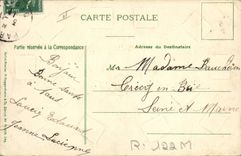 VINTAGE POSTCARD the language of the stamp Red Sower 5c Vert 10c