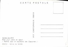 CPM Les lignes Tirage du cable
