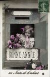 CPA Enfant Boite aux lettre
