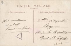 CPA Enfant Boite aux lettre