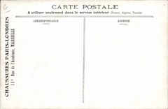 VINTAGE POSTCARD Fun fair Museum Shoes Paris London Street of the Academy Marseilles TOP