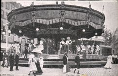 VINTAGE POSTCARD Fun fair Manages