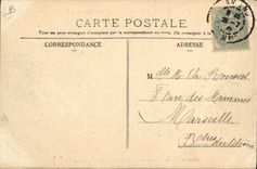 VINTAGE POSTCARD Fun fair International exhibition of Amiens 1906 the toilets falls