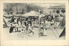 CPA Fete Foraine Costumes 