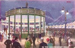 CPA Fete Foraine In the amusement park
