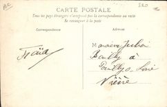 VINTAGE POSTCARD Fun fair Celebrates of Saint Cloud Grand basin and the lawn