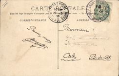 Aix de la POSTAL de la VENDIMIA en Provence Corso una unión en el año tres miles