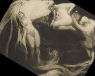 TAPA de la música de la lista de Friedrich del surrealismo de la fantasía de la POSTAL de la VENDIMIA