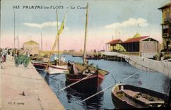CPA Bateau de peche Palavas les Flots le canal