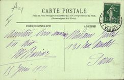 VINTAGE POSTCARD Boat of sin Sands of olonne Boat of sin in the port