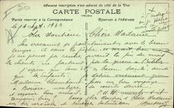 VINTAGE POSTCARD Boat of sin Granville Departure for the sin